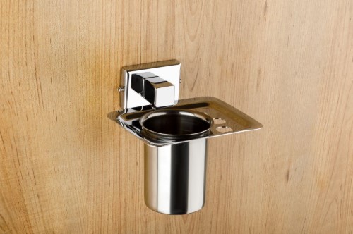 Eagle EC-605 Tumbler Holder Bathroom Accessory for Home, Hotel and Apartment Washrooms, Elegant and Practical Holder for Daily Bathroom Use, Counter Organization, Decor and Value